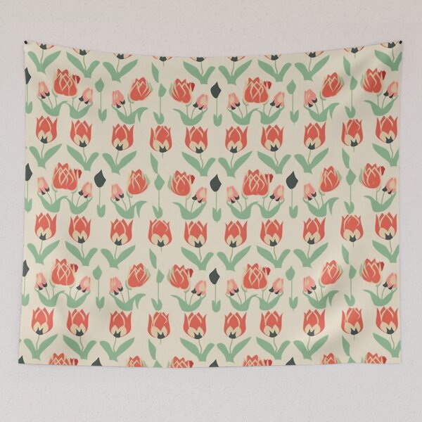 Item preview, Elegant Tulips Pattern Seamless Tulip Motif Collection V3 designed and sold by Family Journey with God.