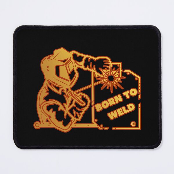 Item preview, Born to Weld - Striking Welder Graphic for Metalwork Lovers designed and sold by ElLocoMus.