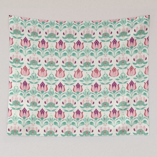 Item preview, Elegant Tulips Pattern Seamless Tulip Motif Collection V4 designed and sold by Family Journey with God.