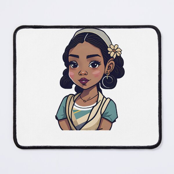 Item preview, Adorable Caribbean Woman Sticker designed and sold by PhimaDesing.