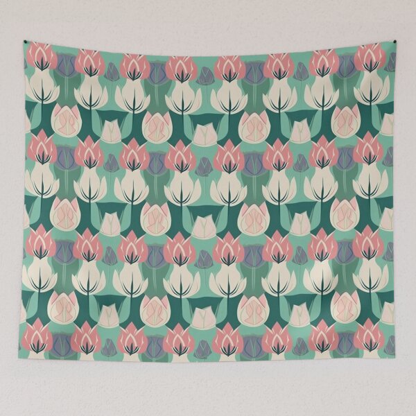 Item preview, Elegant Tulips Pattern Seamless Tulip Motif Collection V5 designed and sold by Family Journey with God.