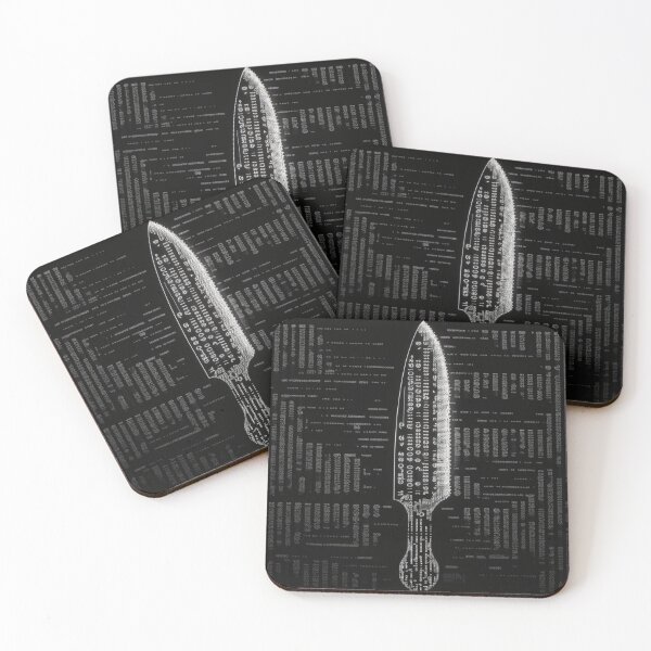 Item preview, Knife in ASCII Art designed and sold by mkrnnbdc.
