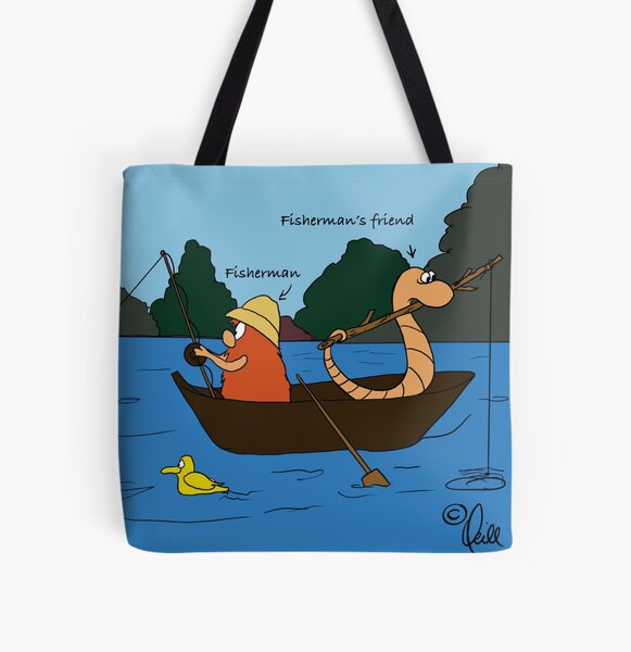 Fisherman's Friend Tote Bag by LorenaONeill