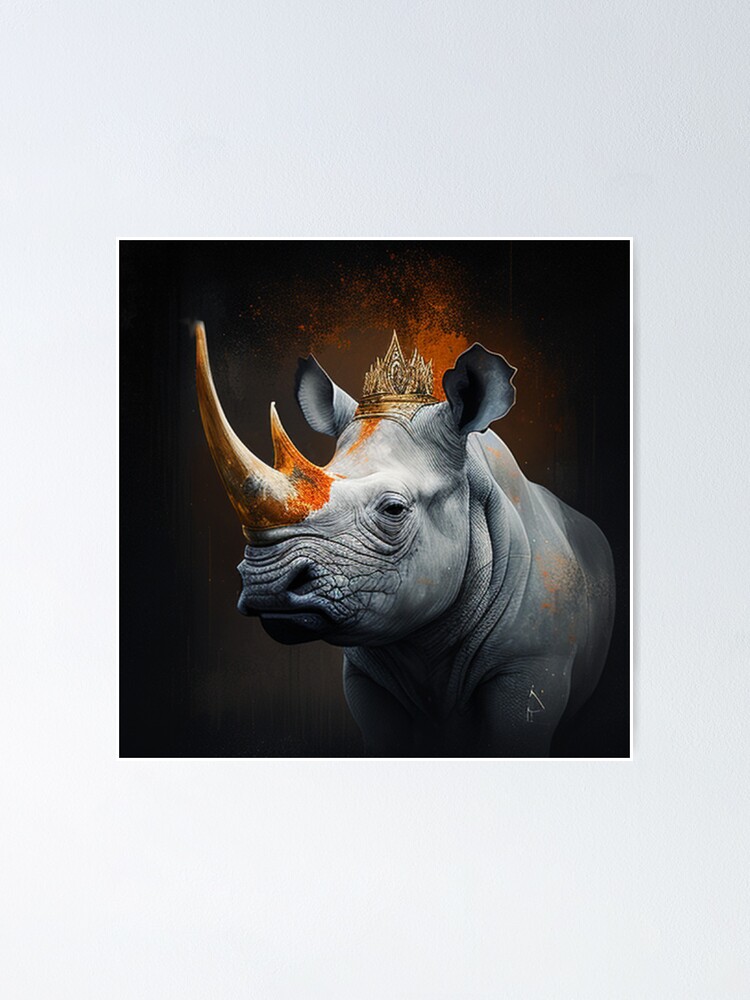 by Sale The HIghlandkings for Redbubble | Rhino Poster King\