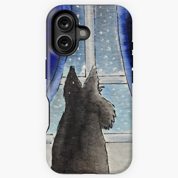 Item preview, Scottie Dog 'Snowing' designed and sold by archyscottie.