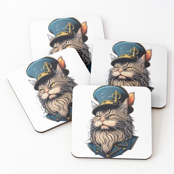 Item preview, Maine Coon Cats - Captain Coon's cats! designed and sold by adredn86.