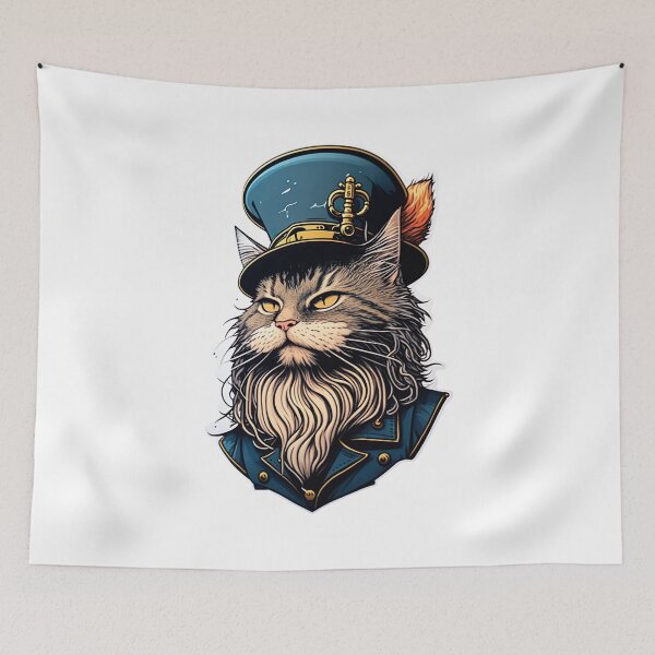 Item preview, Maine Coon Cats - Captain Coon's cats! designed and sold by adredn86.