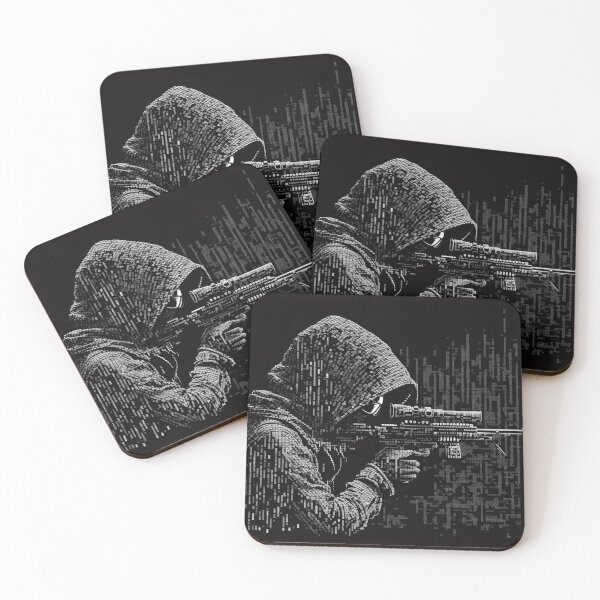 Item preview, Sniper in ASCII Art designed and sold by mkrnnbdc.