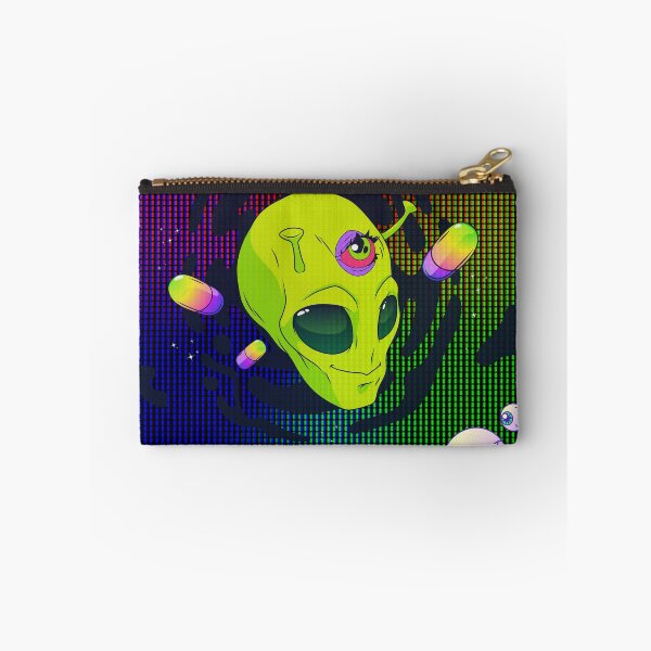 Aperçu de l'œuvre skull-alien-colors-weird-psychedelic-tripy-art-illusion-creativity créée et vendue par Designerboutic.