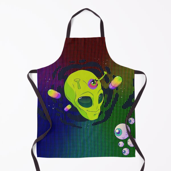 Aperçu de l'œuvre skull-alien-colors-weird-psychedelic-tripy-art-illusion-creativity créée et vendue par Designerboutic.
