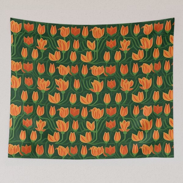Item preview, Elegant Tulips Pattern Seamless Tulip Motif Collection V10 designed and sold by Family Journey with God.