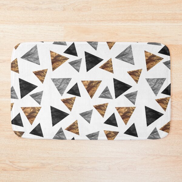 Item preview, Metallic Triangle design Geometric Abstract art work with triangles designed and sold by Thilaniz.