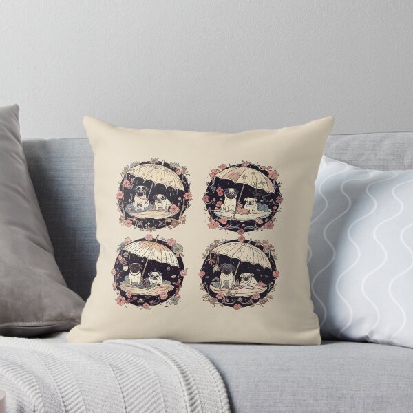 Item preview, Pugs and Umbrellas  designed and sold by Sheldon Johnson.