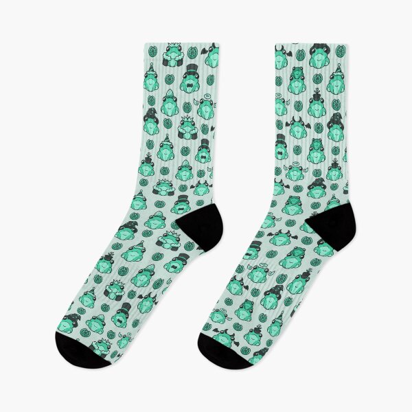 Item preview, Monochrome Green Frog Costume Party designed and sold by AntaresFallsArt.