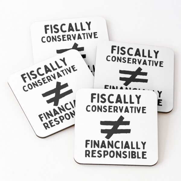 Aperçu de l'œuvre Fiscalement conservateur n’est pas synonyme de responsabilité financière créée et vendue par MeaganMoo.