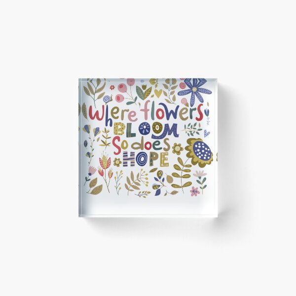 Item preview, Where flowers bloom so does hope Classic T-Shirt designed and sold by TforYouDesign.