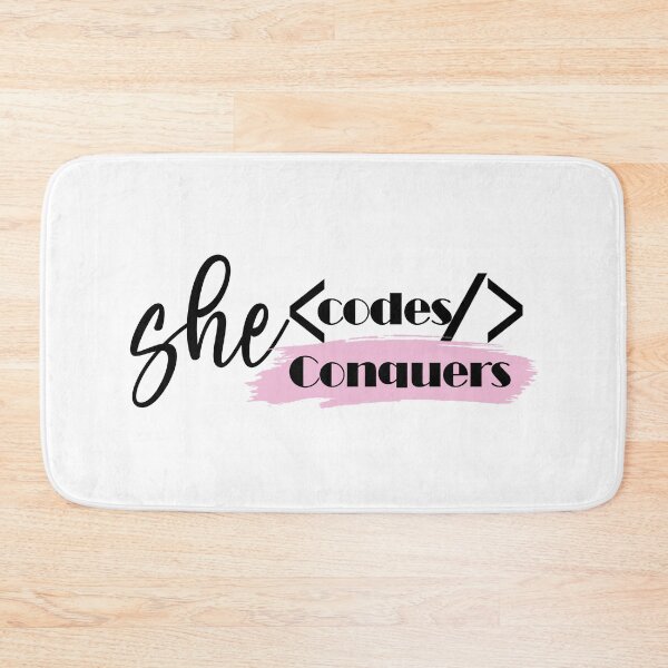 Item preview, She Codes She Conquers designed and sold by Vdae Art.