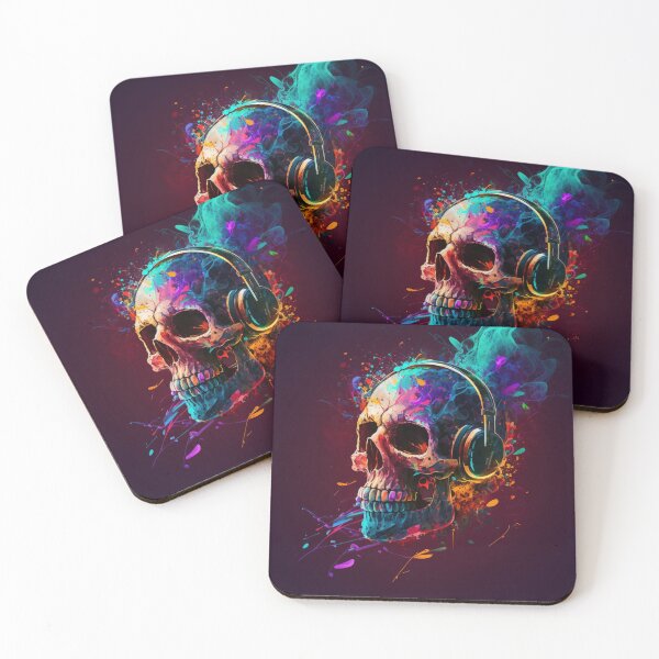 Item preview, Copy of Skull wears headphones  designed and sold by designer  ⭐ ⭐ ⭐ ⭐ ⭐.