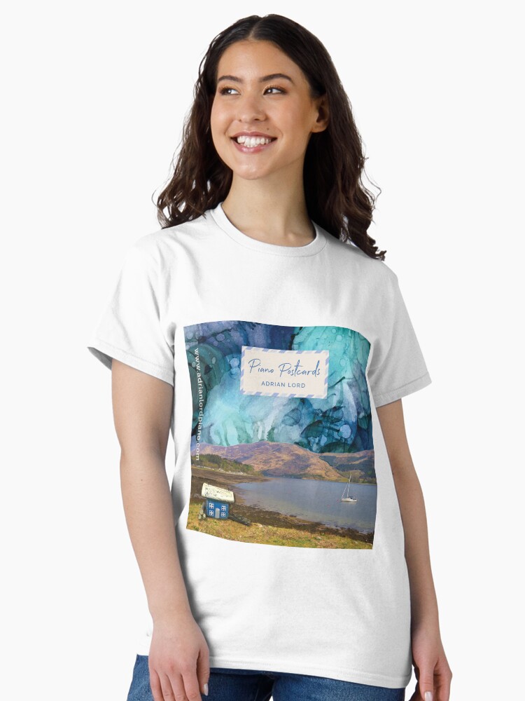 Thumbnail 1 of 7, Classic T-Shirt, Piano Postcards designed and sold by AdrianLordPiano.