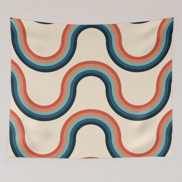 Item preview, 70s Retro Style Stripes designed and sold by VintageRetroDep.