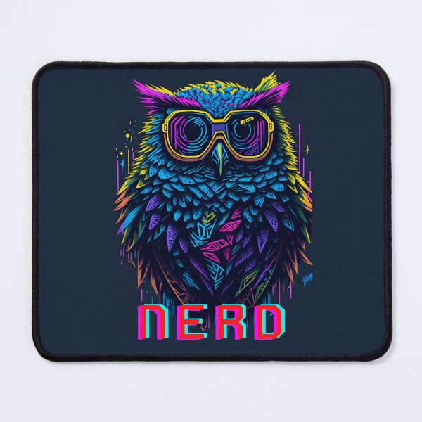 Item preview, Nerdy Owl designed and sold by candlewithhare.