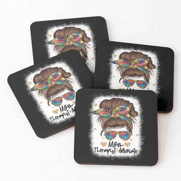 Item preview, Mom Therapist Advocate My Life With Autism Awareness designed and sold by GravitiTees.
