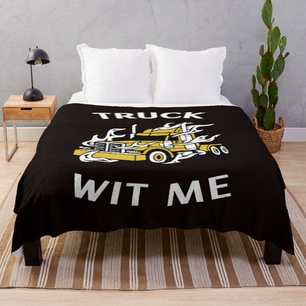 Item preview, Flaming Trucker Truck Wit Me GW designed and sold by TeamsterLife.