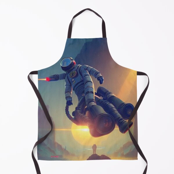 Item preview, Astronaut Riding a Hover Car designed and sold by Space-Wear.