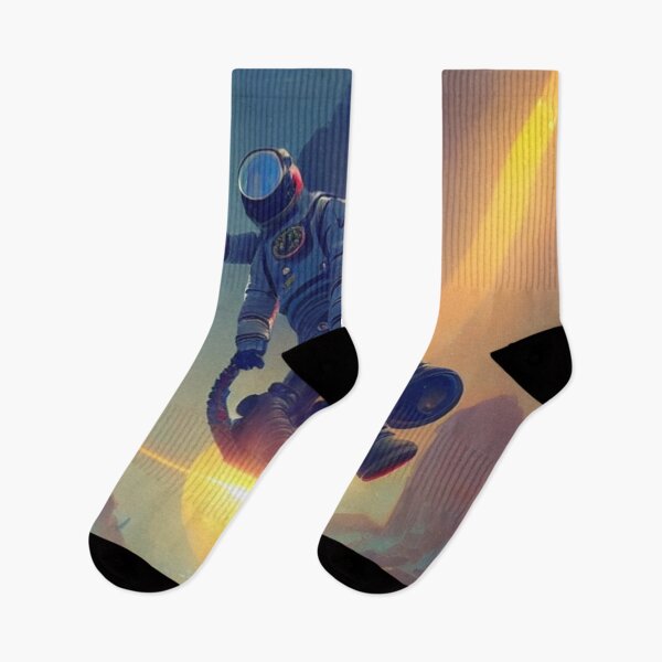 Item preview, Astronaut Riding a Hover Car designed and sold by Space-Wear.
