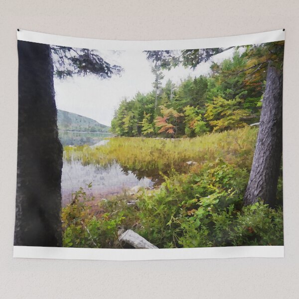 Item preview, Eagle Lake Watercolor designed and sold by TwoSmallPtatoes.
