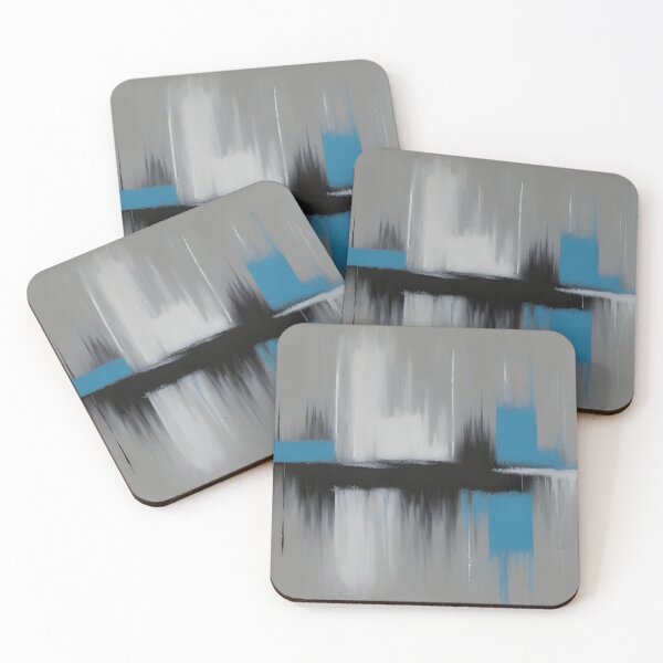Item preview, Abstract Blue Black Gray designed and sold by christineiris.