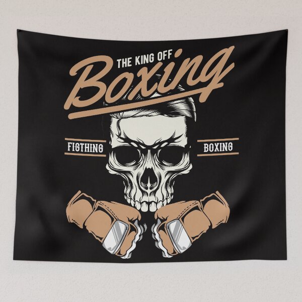 Item preview, The King Off Boxing Skull Fighting Boxing designed and sold by Kardexsin.