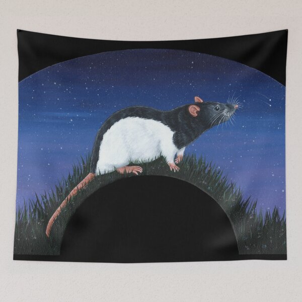 Item preview, Galaxy Gazing Rat designed and sold by WolfySilver.