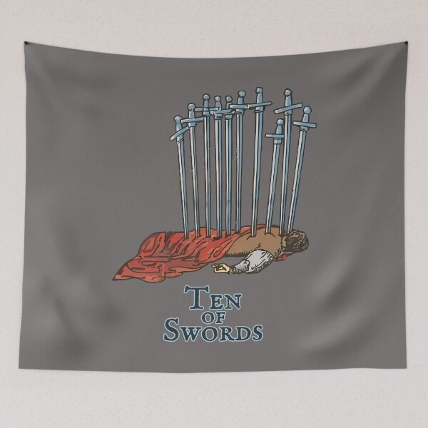 Item preview, Ten of Swords designed and sold by PyroPlumis.