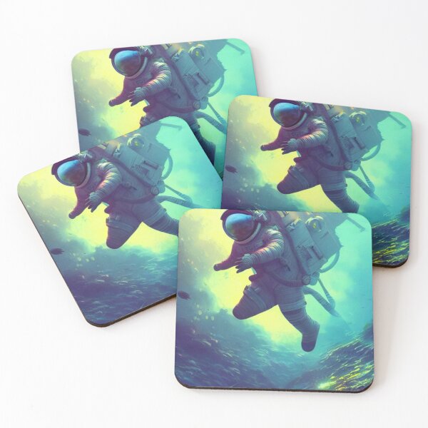 Item preview, Astronaut Swimming Around Fish Underwater designed and sold by Space-Wear.