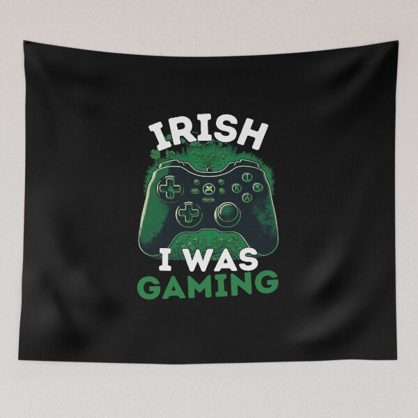 Item preview, Irish I Was Gaming Funny St Patricks Day Gamer designed and sold by PlayfulPrint.