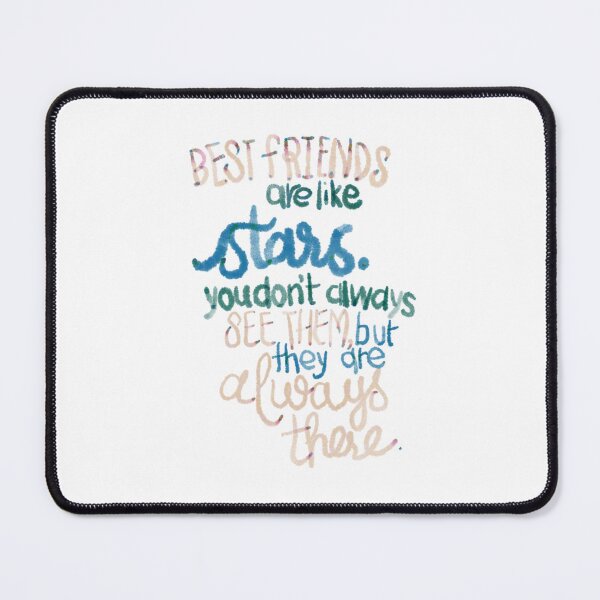 Item preview, Best friends are like stars multicolor designed and sold by chuckletuckle.