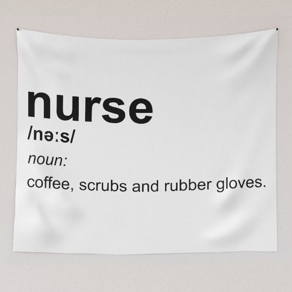 Item preview, Coffee Scrubs And Rubber Gloves Medical Nurse designed and sold by palenicek.