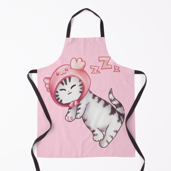 Item preview, Sleepy axolotl hat kitty designed and sold by manins ⭐⭐⭐⭐⭐.