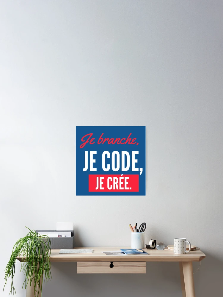 Thumbnail 2 of 3, Poster, I connect, I code, I create designed and sold by ArduinoFactory.