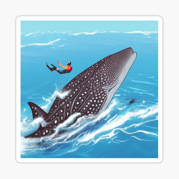 Imagine If Have a Whale of a Day Sticker