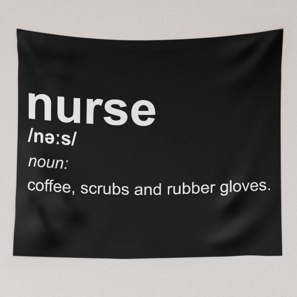 Item preview, Coffee Scrubs And Rubber Gloves Medical Nurse designed and sold by palenicek.