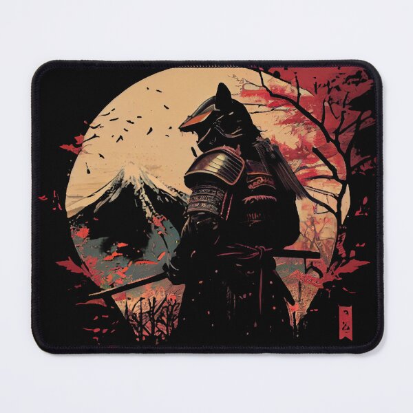 Item preview, Red Samurai and Moon designed and sold by pedrogag.
