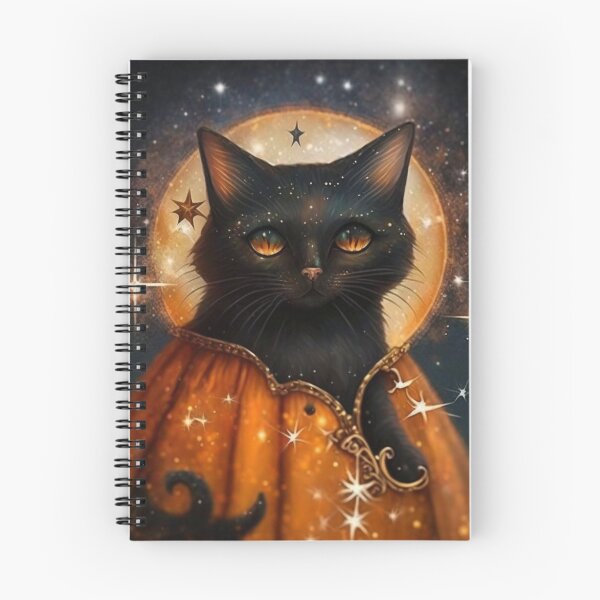 Item preview, Gatito Calabaza Halloween designed and sold by NevermoreFalls.