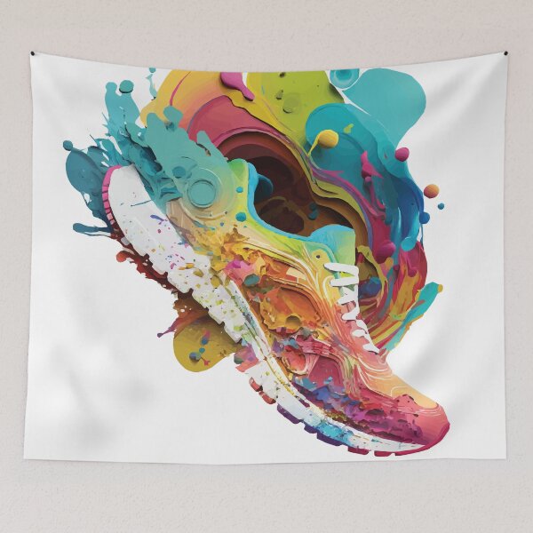 Item preview, Multicolor Running Shoes - Run Vibrant designed and sold by GVRDesign.