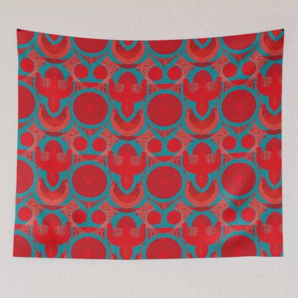 Item preview, red Zentangles   designed and sold by Akashdigiart.