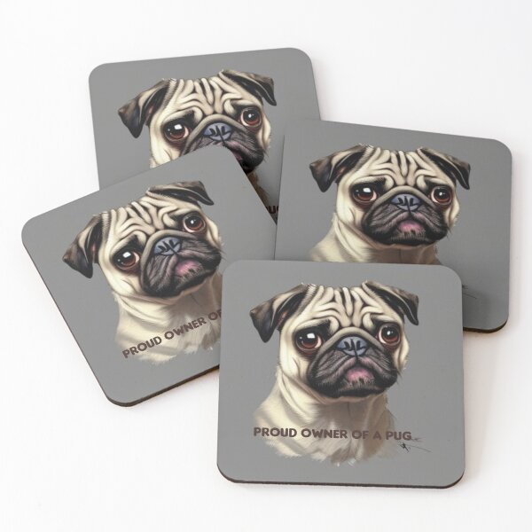 Item preview, Proud Owner Of A Pug designed and sold by Gabriela McDaniel.