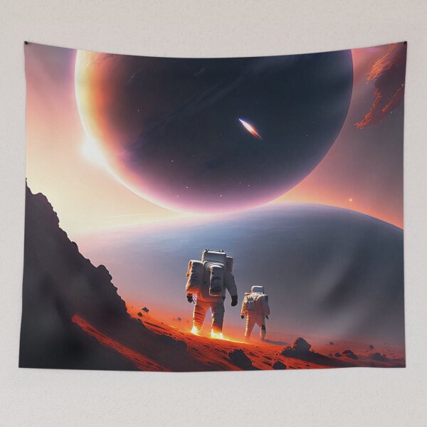 Item preview, Astronaut Father & Son Exploring Space designed and sold by Space-Wear.