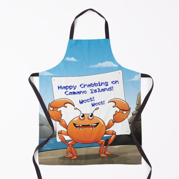 Item preview, Happy Crabbing on Camano Island designed and sold by TinderboxWP.