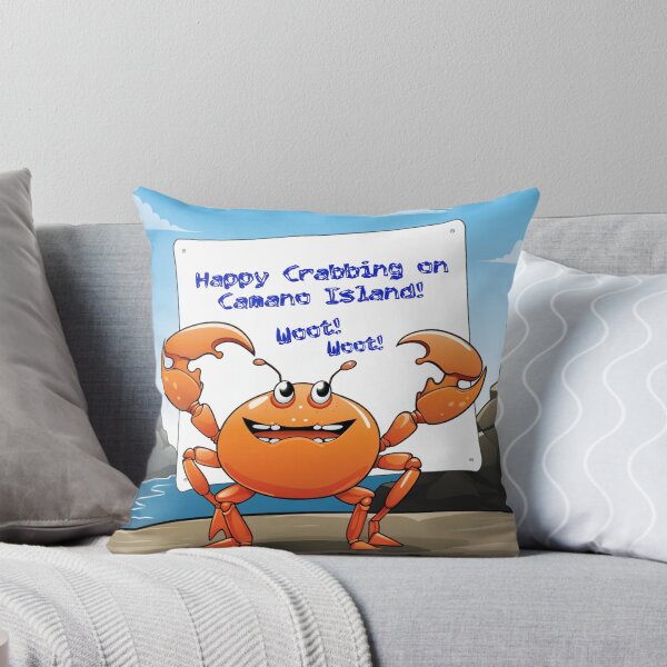 Item preview, Happy Crabbing on Camano Island designed and sold by TinderboxWP.